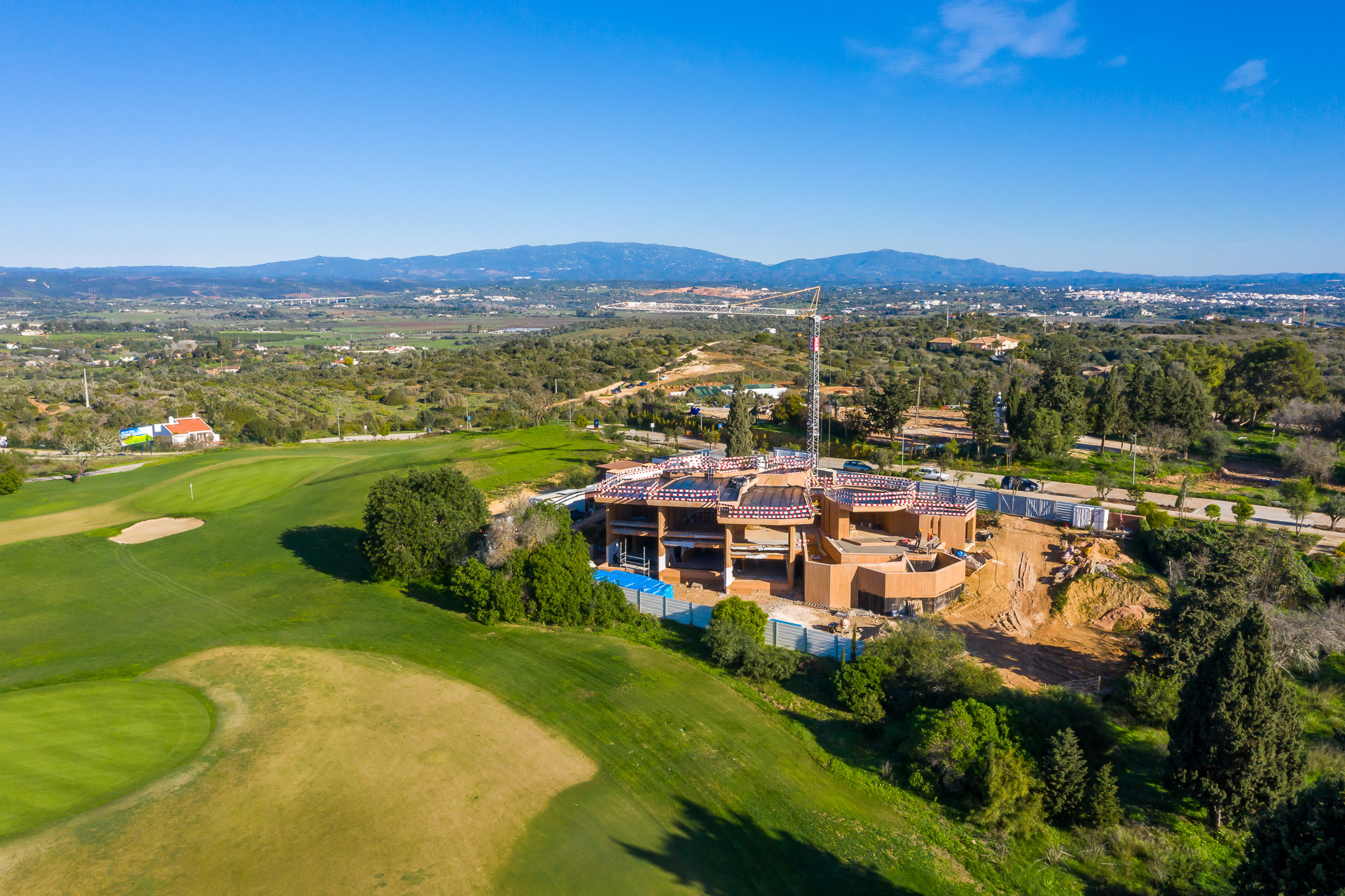 Luxury villa in construction with ocean views at Palmares Golf Course